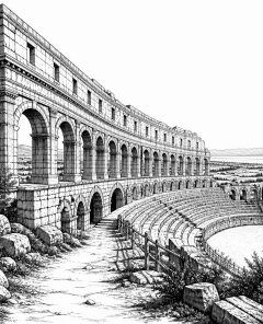 ai-el-jem-amphitheatre-oval-stone