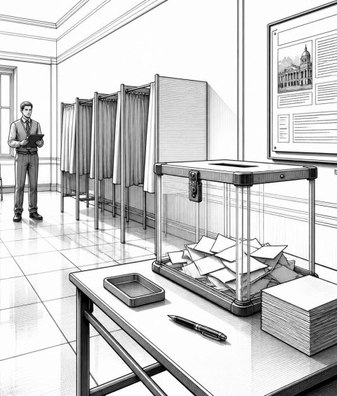 ai-election-day-voting-polling-station-schwerin