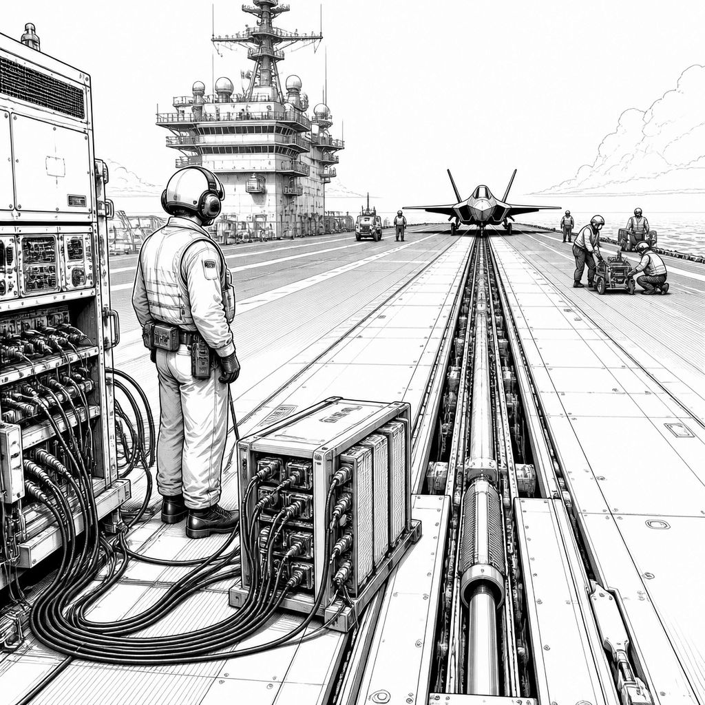 U.S. Navy hält an elektromagnetischen Katapulten (EMALS) fest U.S. Navy hält an elektromagnetischen Katapulten (EMALS) fest