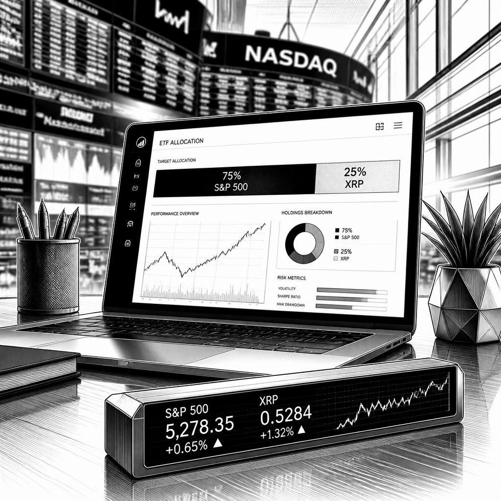ETF kombiniert S&P 500 mit 25% XRP und startet an der Nasdaq ETF kombiniert S&P 500 mit 25% XRP und startet an der Nasdaq