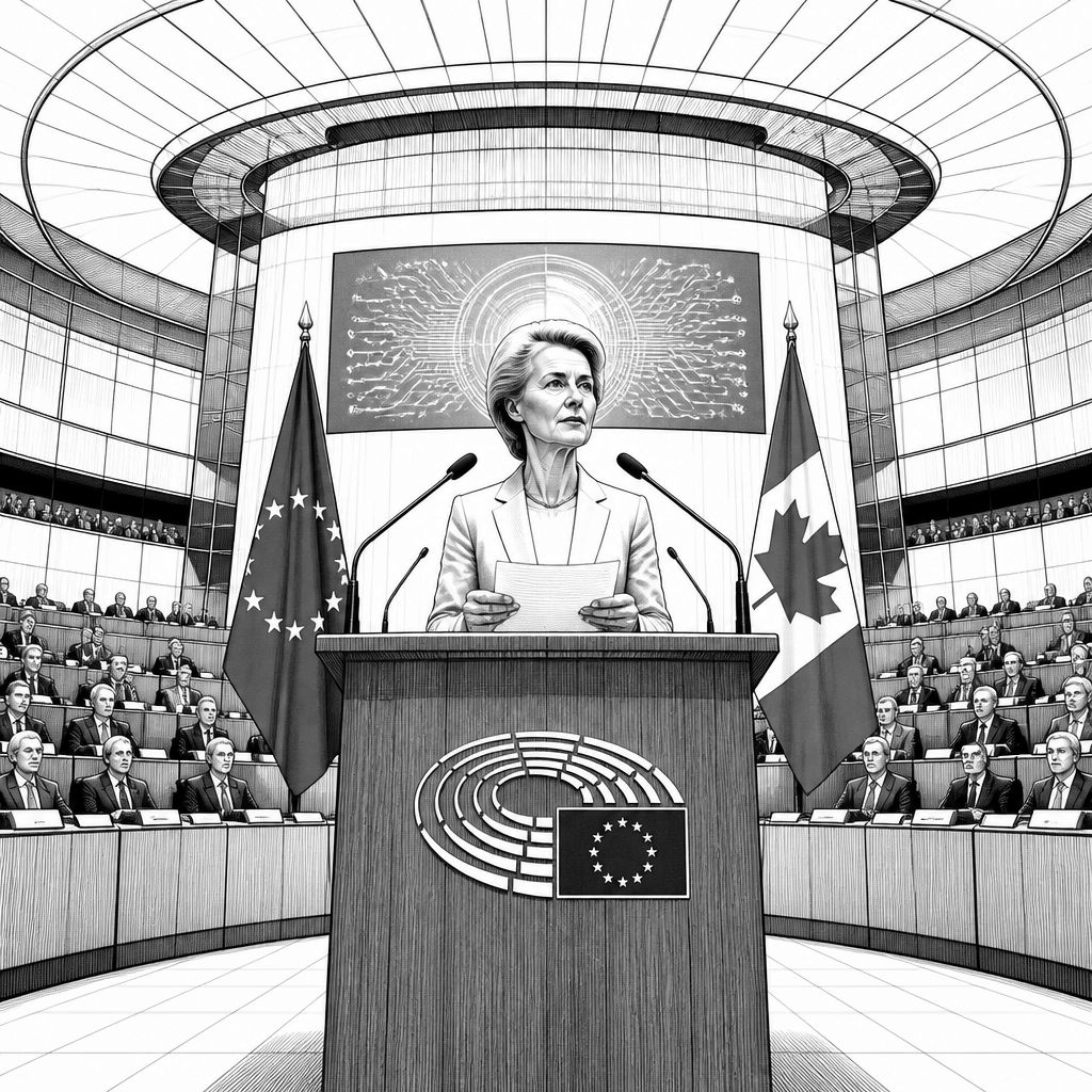 Von der Leyen will Kanada als assoziiertes EU-Mitglied anbahnen Von der Leyen will Kanada als assoziiertes EU-Mitglied anbahnen