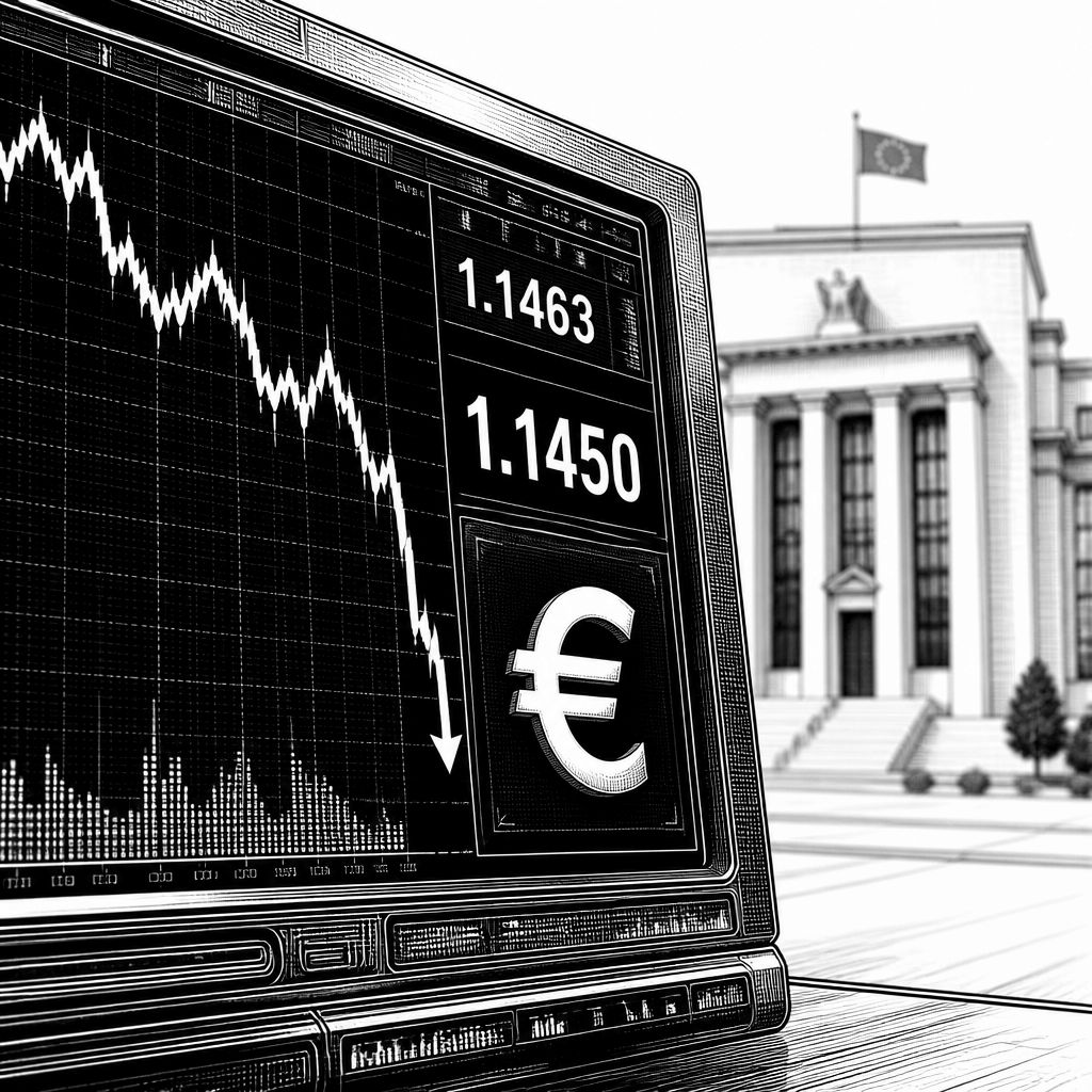 Euro sinkt zum Dollar: Konjunktursorgen und Ölpreis steuern die Märkte Euro sinkt zum Dollar: Konjunktursorgen und Ölpreis steuern die Märkte