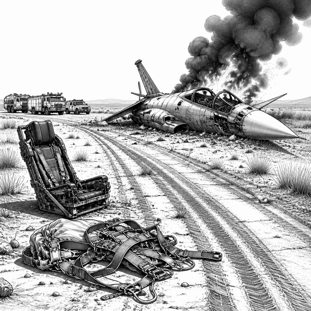 F-16-Absturz in Michigan: Pilot rettet sich, Ursache weiter unklar F-16-Absturz in Michigan: Pilot rettet sich, Ursache weiter unklar