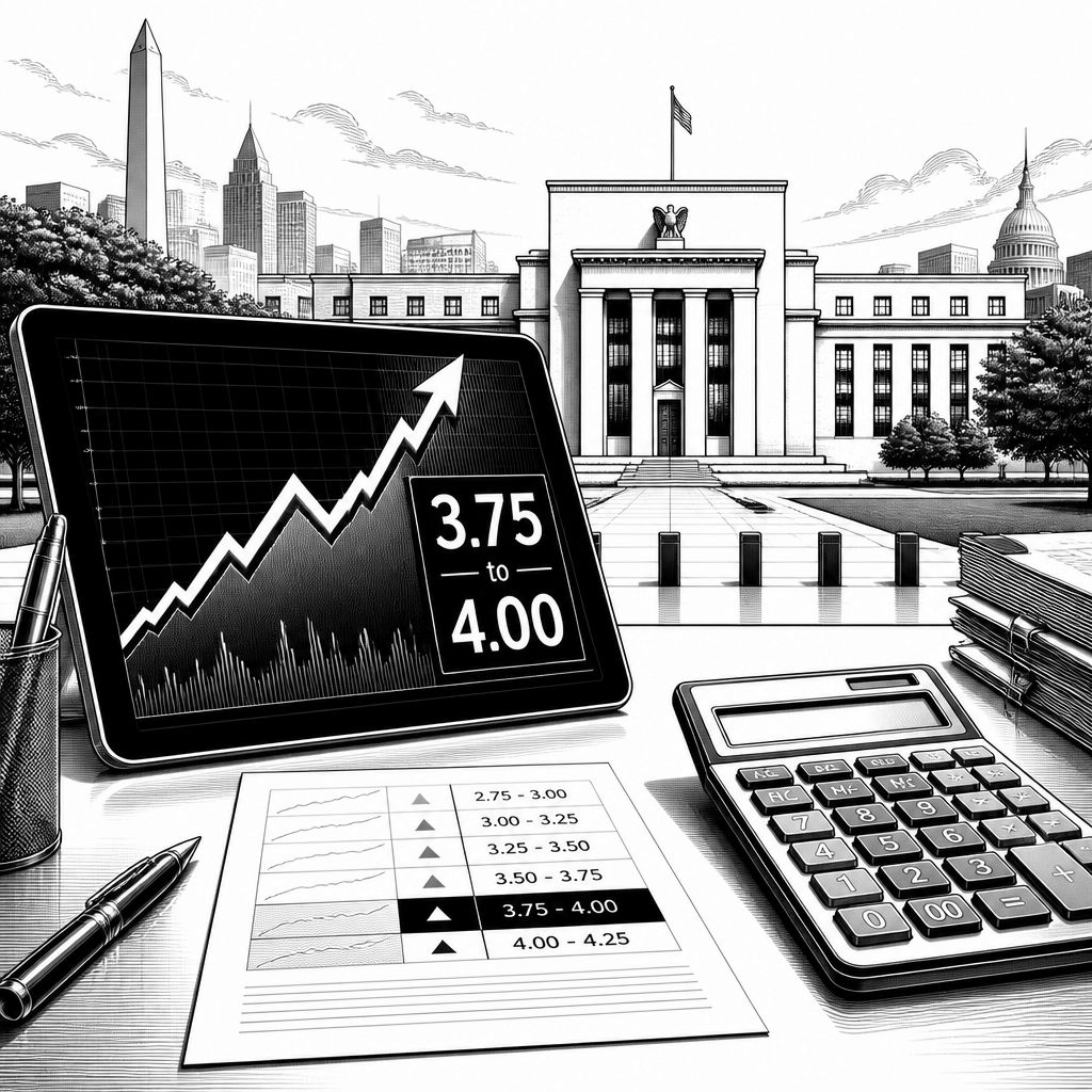 Fed hebt Leitzinsen erstmals unter Kevin Warsh an: Spanne nun 3,75 bis 4,00 % Fed hebt Leitzinsen erstmals unter Kevin Warsh an: Spanne nun 3,75 bis 4,00 %