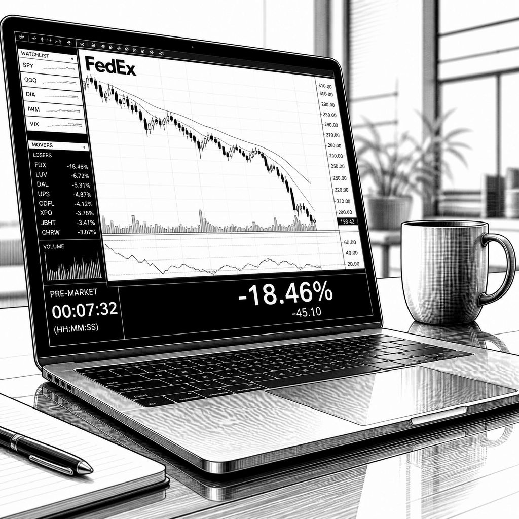 FedEx-Aktie fällt vor Börsenstart: -3,6 % auf 280,90 US-Dollar FedEx-Aktie fällt vor Börsenstart: -3,6 % auf 280,90 US-Dollar