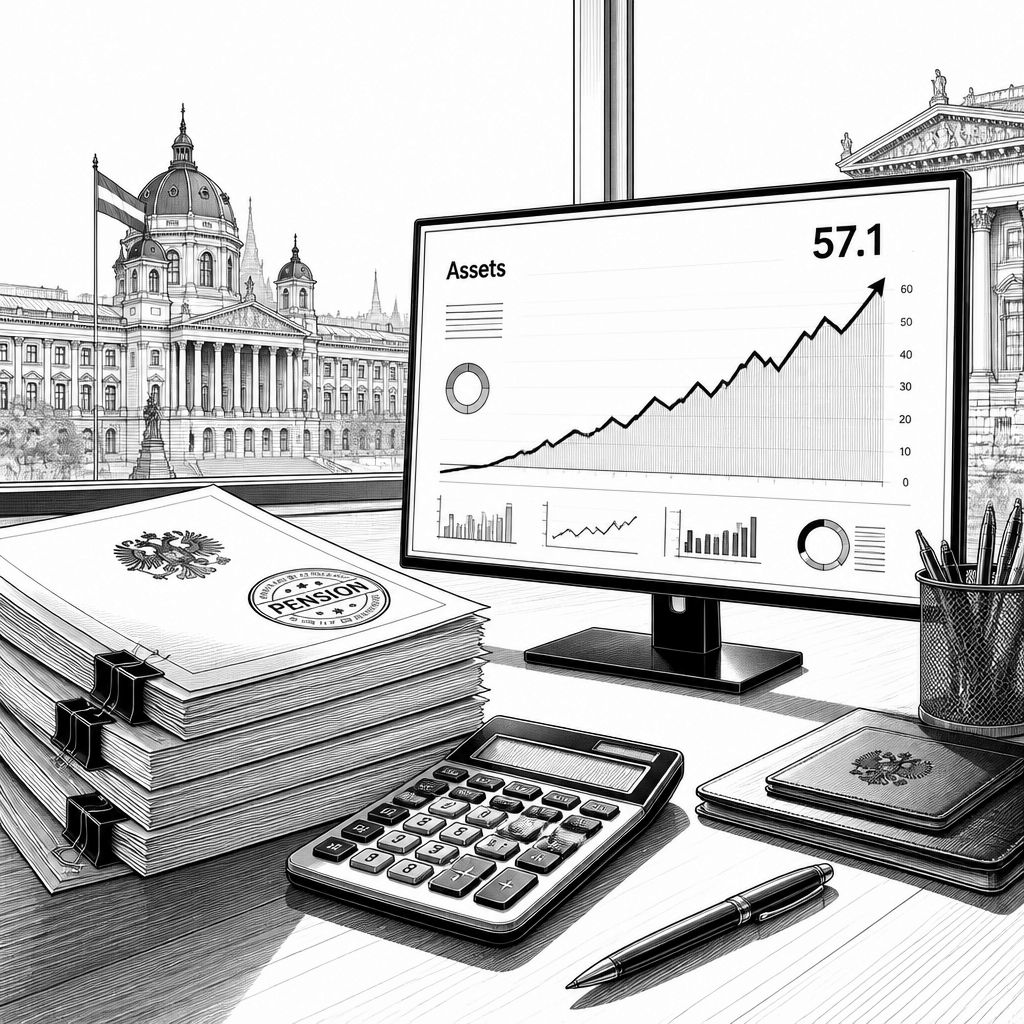 FMA-Statistik: Pensions- und Vorsorgekassen wachsen auf 57,1 Mrd. Euro FMA-Statistik: Pensions- und Vorsorgekassen wachsen auf 57,1 Mrd. Euro