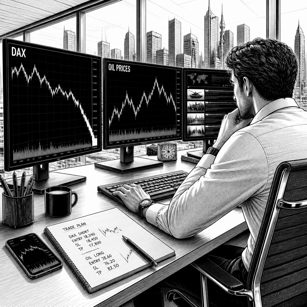 DAX rutscht nach Wochengewinn ab: Öl legt zu, Tech-Aktien stützen DAX rutscht nach Wochengewinn ab: Öl legt zu, Tech-Aktien stützen