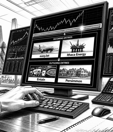 ai-ftse-100-reshuffle-easyjet-ithaca-energy