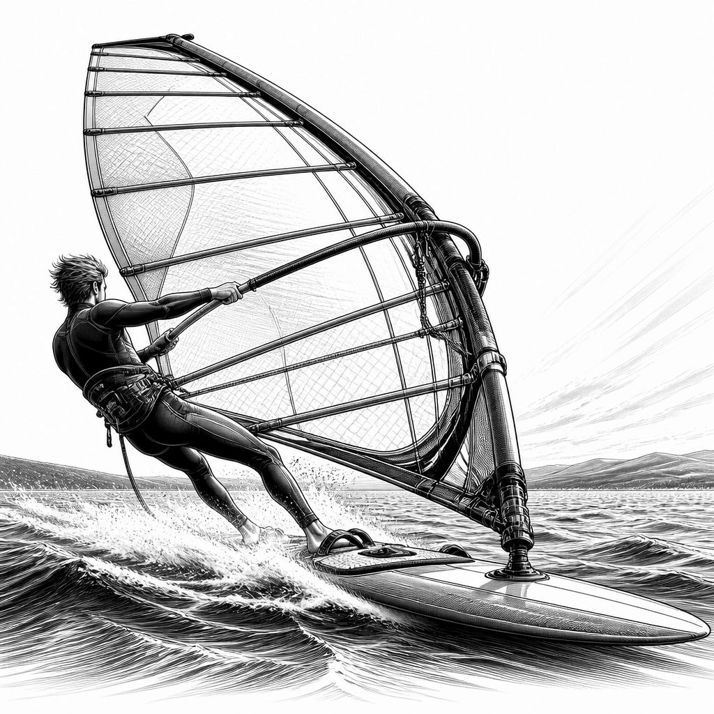 GA Sails Cosmic 5.7: Freerace-Segel mit sieben Latten und zwei Mini-Cambern GA Sails Cosmic 5.7: Freerace-Segel mit sieben Latten und zwei Mini-Cambern