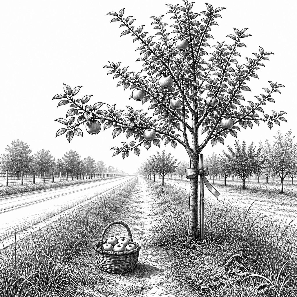 Gelbes Band an Obstbäumen: In Icking wird Ernte gemeinschaftlich möglich Gelbes Band an Obstbäumen: In Icking wird Ernte gemeinschaftlich möglich
