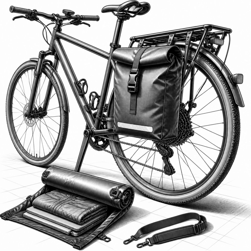 Gepäckträgertasche „Kurier“: 18 Liter, Rollverschluss und Einhaken im Deal-Check Gepäckträgertasche „Kurier“: 18 Liter, Rollverschluss und Einhaken im Deal-Check