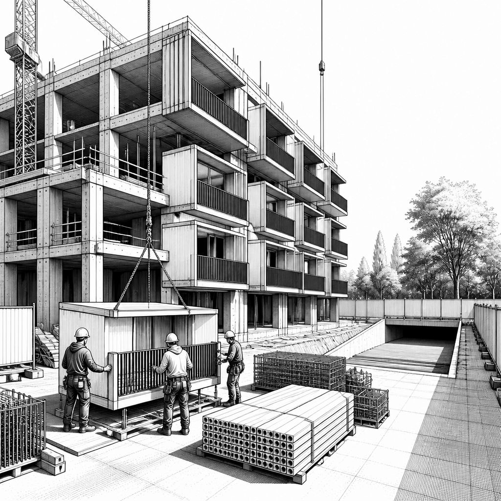 Hamburger Modellprojekt: Tiefgaragen, Betonwände und Anbauten günstiger bauen Hamburger Modellprojekt: Tiefgaragen, Betonwände und Anbauten günstiger bauen