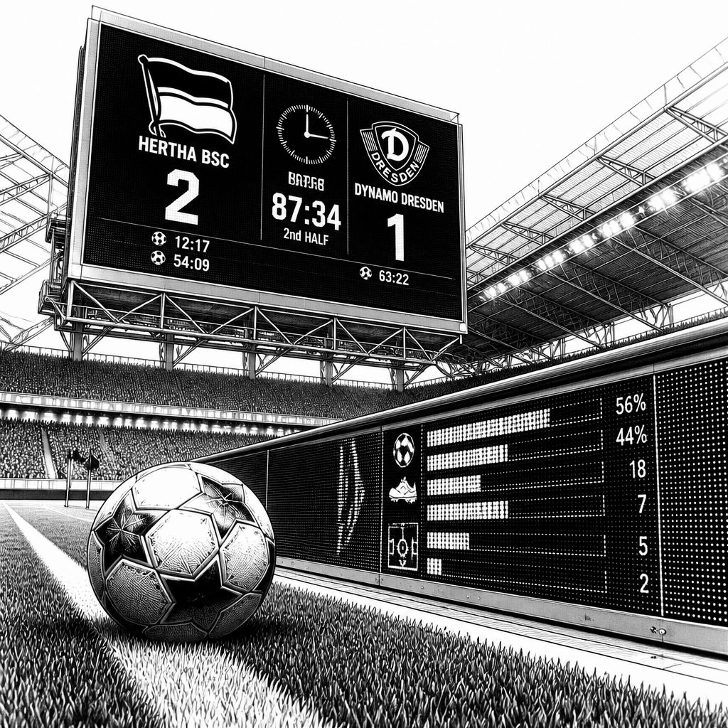 Hertha gewinnt bei Dynamo Dresden: Thorsteinsson trifft doppelt Hertha gewinnt bei Dynamo Dresden: Thorsteinsson trifft doppelt