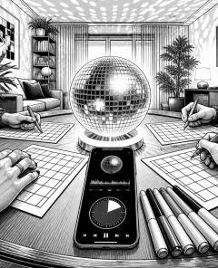 ai-hitster-bingo-discokugel-timer