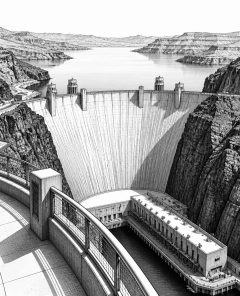 ai-hoover-dam-black-canyon-lake-mead