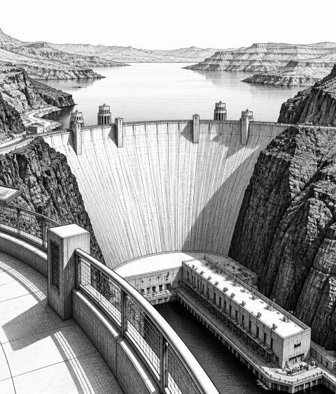 ai-hoover-dam-black-canyon-lake-mead