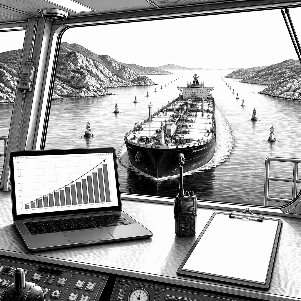 Daten zur Öllogistik: Mehr Schiffsverkehr durch Hormus drückt die Preise Daten zur Öllogistik: Mehr Schiffsverkehr durch Hormus drückt die Preise