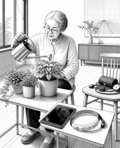 ai-horticultural-therapy-eeg-blood-pressure