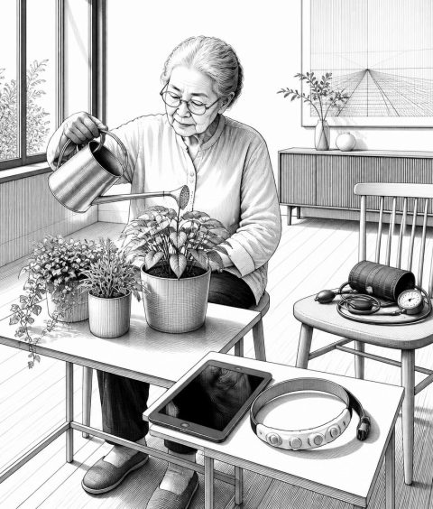 ai-horticultural-therapy-eeg-blood-pressure