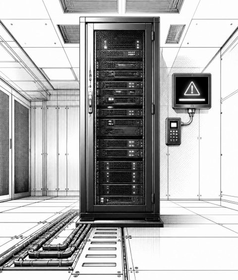 ai-hybride-bedrohung-server-rack