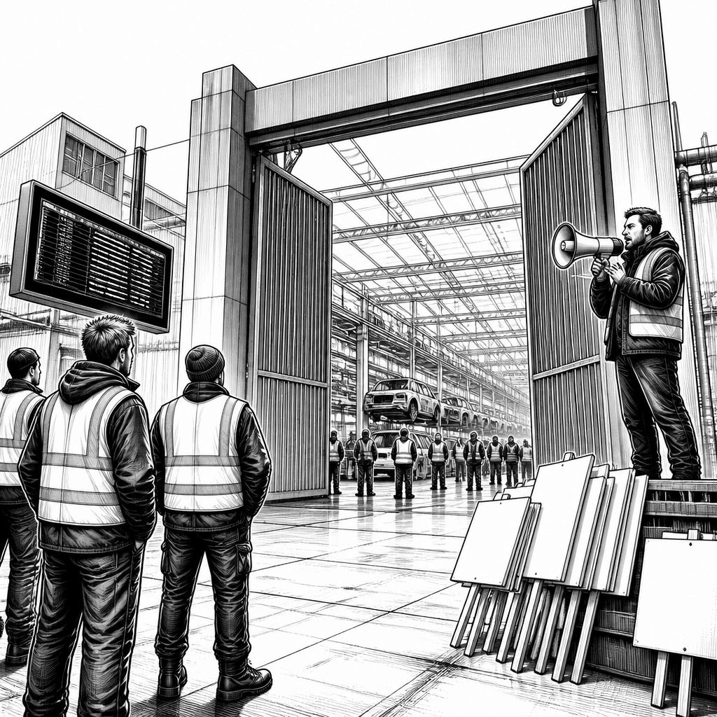 IG Metall ruft zu Protesten auf: Krise in der Autoindustrie trifft Jobs und 35-Stunden-Woche IG Metall ruft zu Protesten auf: Krise in der Autoindustrie trifft Jobs und 35-Stunden-Woche