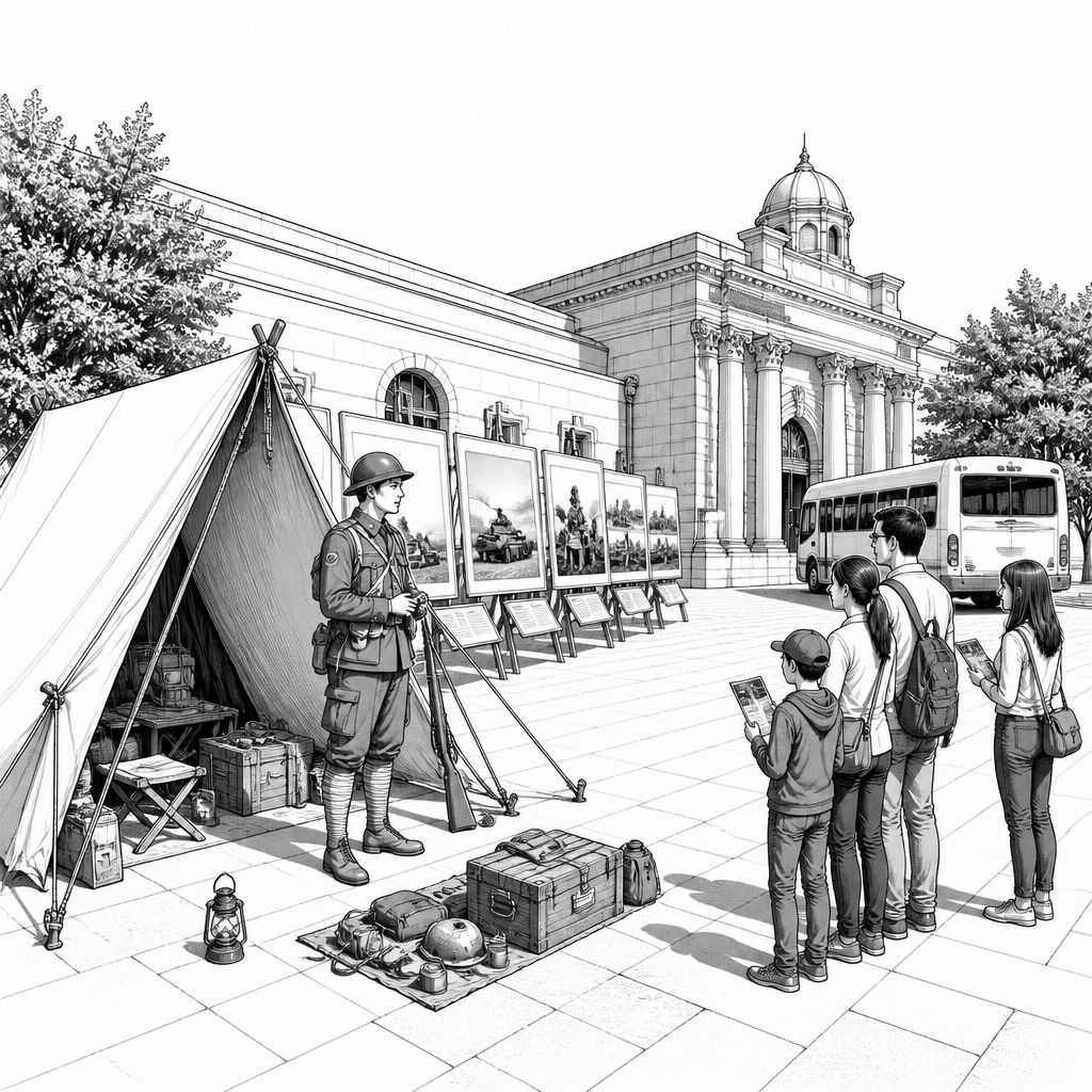 Indiana Military Museum ehrt WWII-Veteranen mit Livereenactments am Wochenende Indiana Military Museum ehrt WWII-Veteranen mit Livereenactments am Wochenende