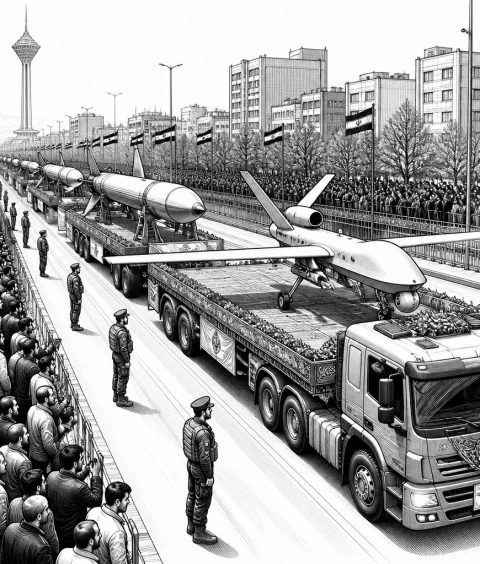 ai-iran-militaer-parade-teheran-drohnen-raketen