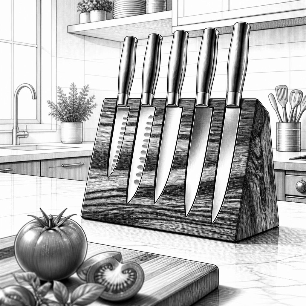 Jamie Oliver by Tefal: Fünfteiliges Messerset im Akazienblock für 76,32 Euro Jamie Oliver by Tefal: Fünfteiliges Messerset im Akazienblock für 76,32 Euro