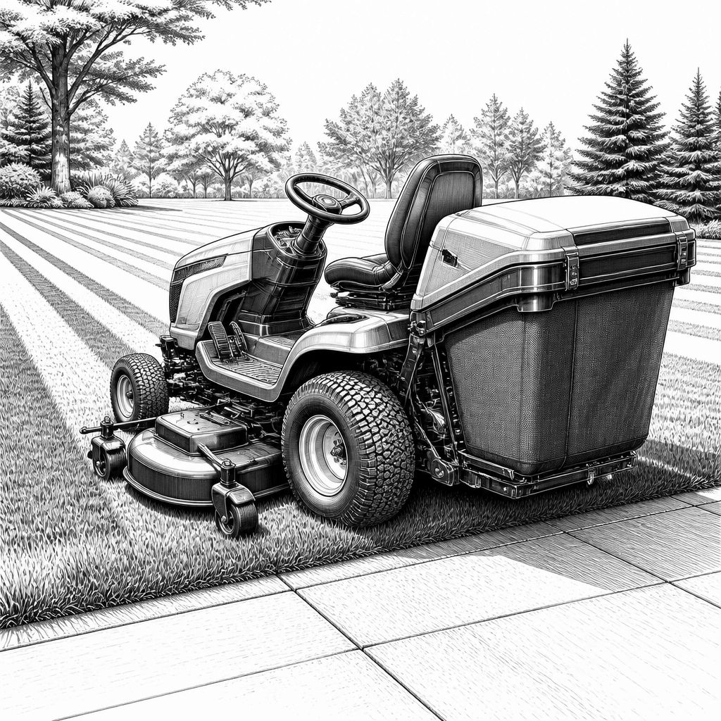 John Deere X350R im Detail: 14,1 kW, 107 cm Heckauswurf und 300-l-Fangsystem John Deere X350R im Detail: 14,1 kW, 107 cm Heckauswurf und 300-l-Fangsystem