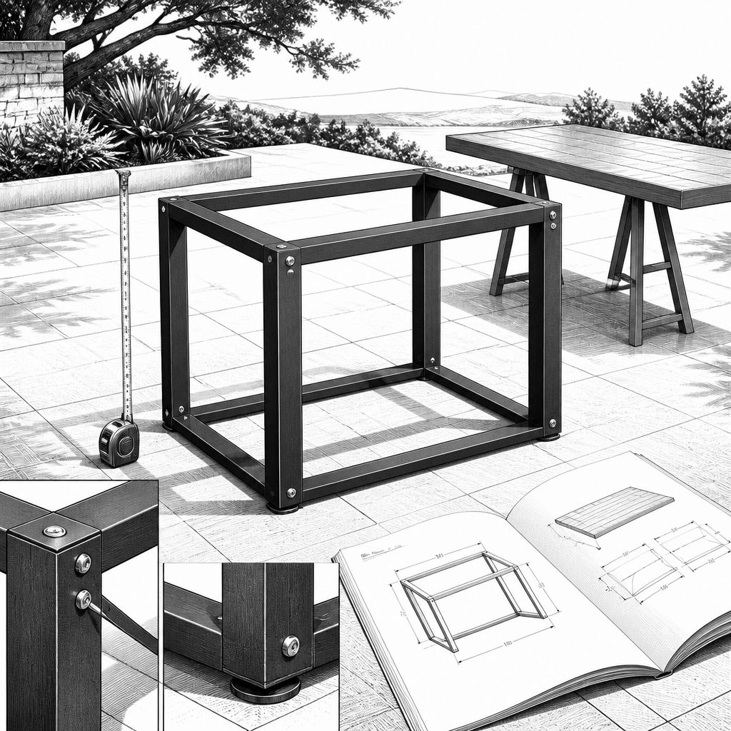 KETTLER Ocean Gartentisch: Aluminium-Gestell (160×95) mit 100 kg Belastbarkeit KETTLER Ocean Gartentisch: Aluminium-Gestell (160×95) mit 100 kg Belastbarkeit