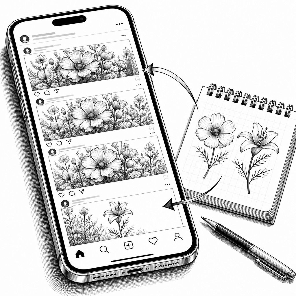 Kamala Harris erklärt KI-Algorithmen mit Blumenbild: Personalisierung als Problem Kamala Harris erklärt KI-Algorithmen mit Blumenbild: Personalisierung als Problem