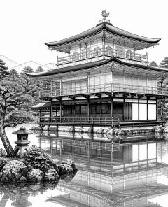 ai-kinkakuji-kyoto-gold-reflection