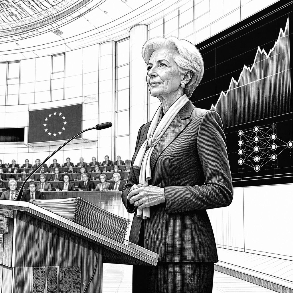 Lagarde: Keine Anzeichen für länger erhöhte Inflation – KI könnte dämpfen Lagarde: Keine Anzeichen für länger erhöhte Inflation – KI könnte dämpfen