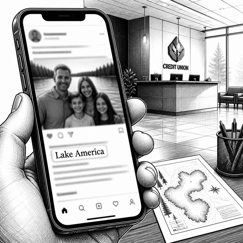 Kreditgenossenschaft trennt sich von CEO nach KI-Bild mit „Lake America“ Kreditgenossenschaft trennt sich von CEO nach KI-Bild mit „Lake America“