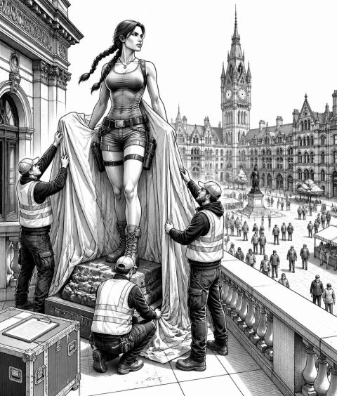 ai-lara-croft-statue-derby-crowdfunding