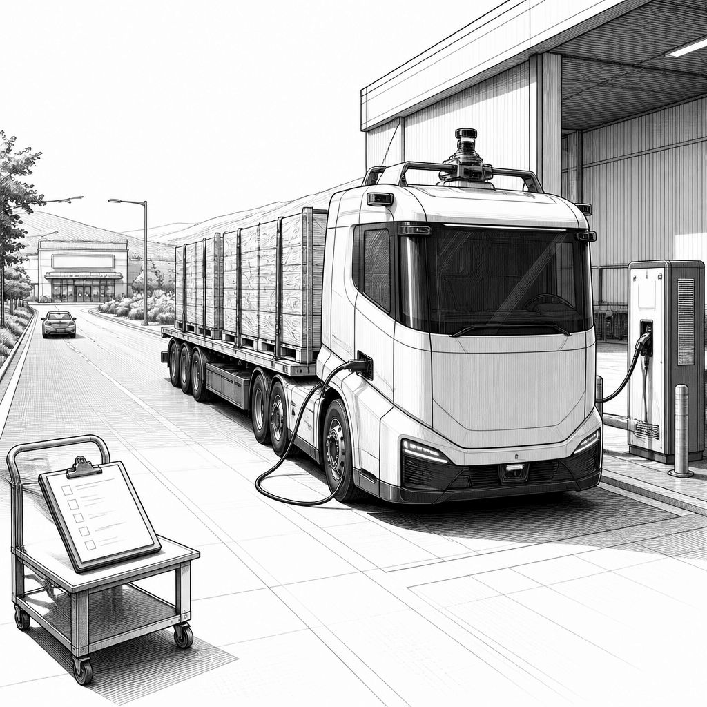 Lidl testet Level-4-autonomen E-Lkw ohne Fahrer in Hessen Lidl testet Level-4-autonomen E-Lkw ohne Fahrer in Hessen