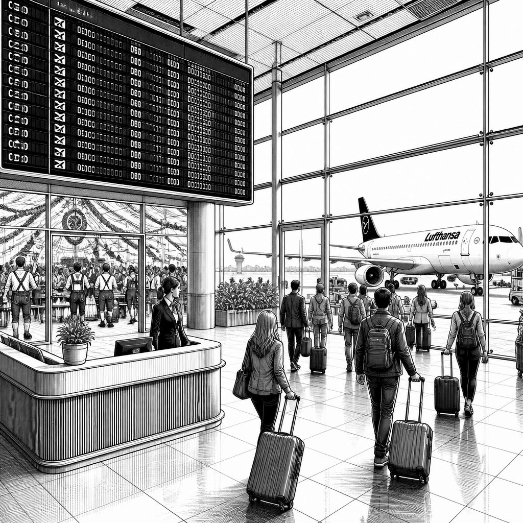 Lufthansa erwartet zum Oktoberfest 1,7 Millionen Passagiere in München Lufthansa erwartet zum Oktoberfest 1,7 Millionen Passagiere in München
