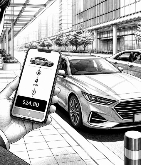 ai-lyft-ride-guaranteed-fare-smartphone