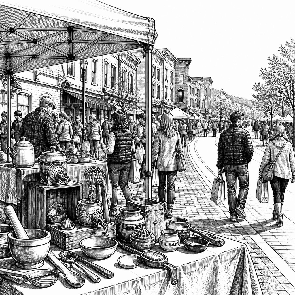 Markdorfs Flohmarkt macht aus Hauptstraße einen Marktplatz voller Zweitchance Markdorfs Flohmarkt macht aus Hauptstraße einen Marktplatz voller Zweitchance