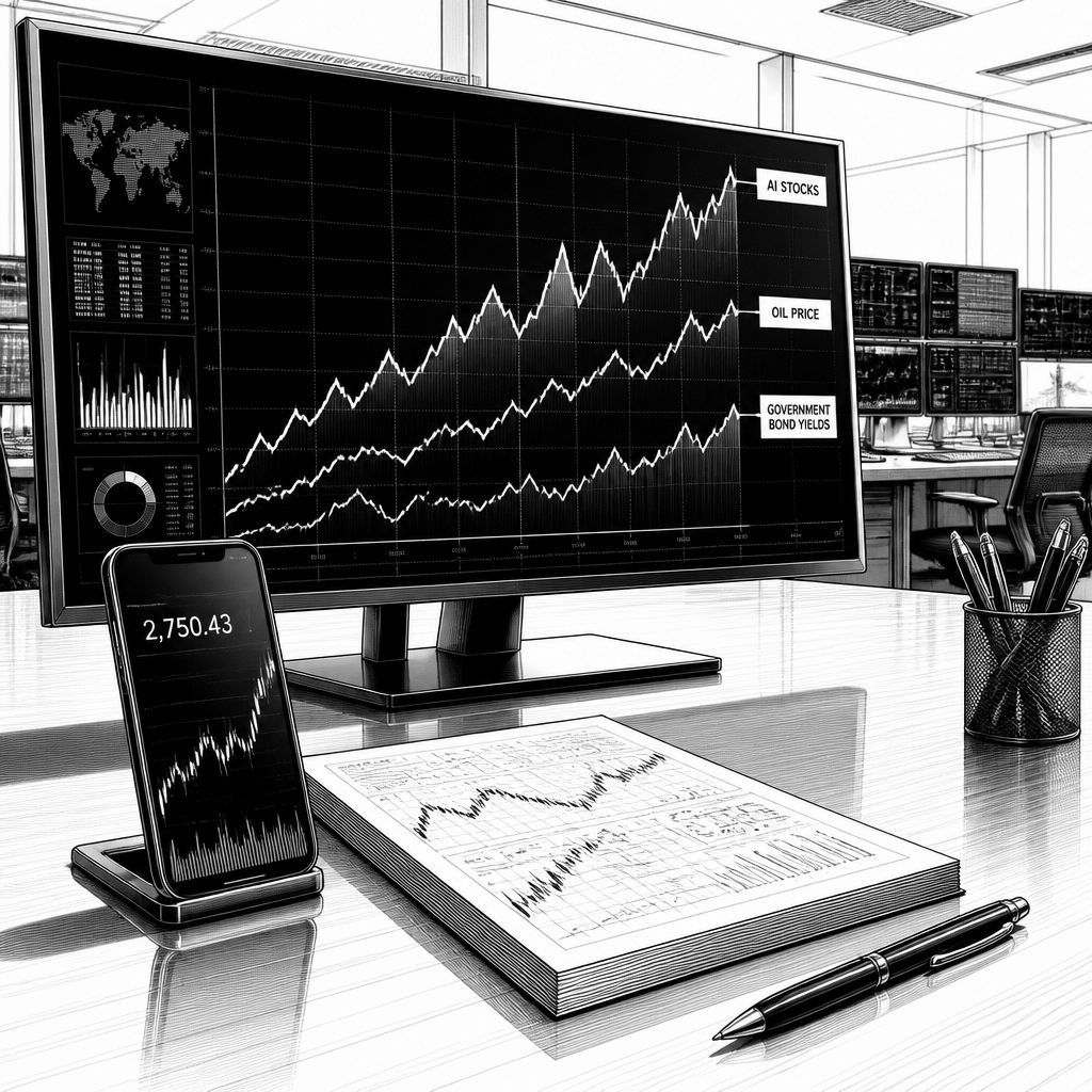 Märkte im Plus: KI-Aktien, Öl und Renditen treiben die Woche Märkte im Plus: KI-Aktien, Öl und Renditen treiben die Woche