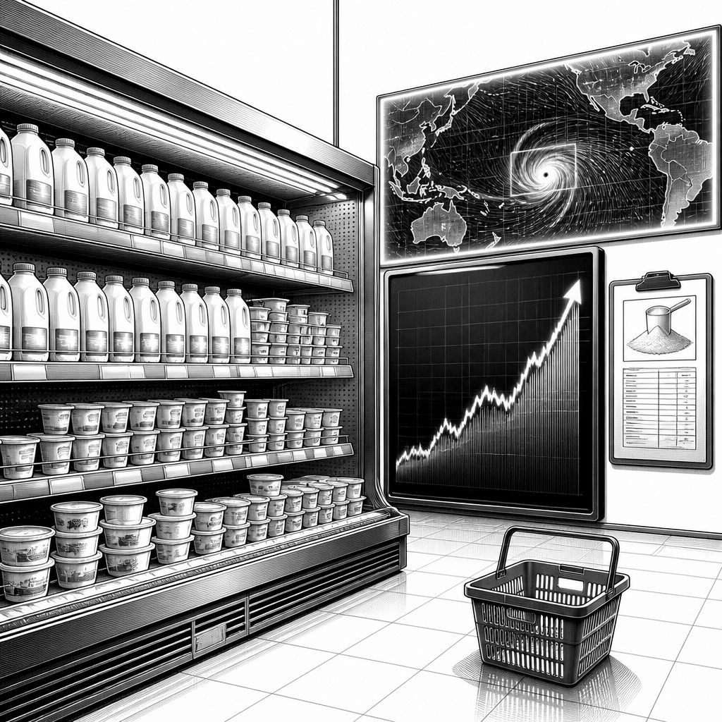 Milchprodukte könnten deutlich teurer werden: El Niño und Proteinboom Milchprodukte könnten deutlich teurer werden: El Niño und Proteinboom