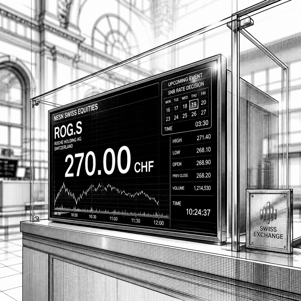 Mobimo-Aktie bei 270 CHF: Börsenstart vor SNB-Zinsentscheid im Fokus Mobimo-Aktie bei 270 CHF: Börsenstart vor SNB-Zinsentscheid im Fokus