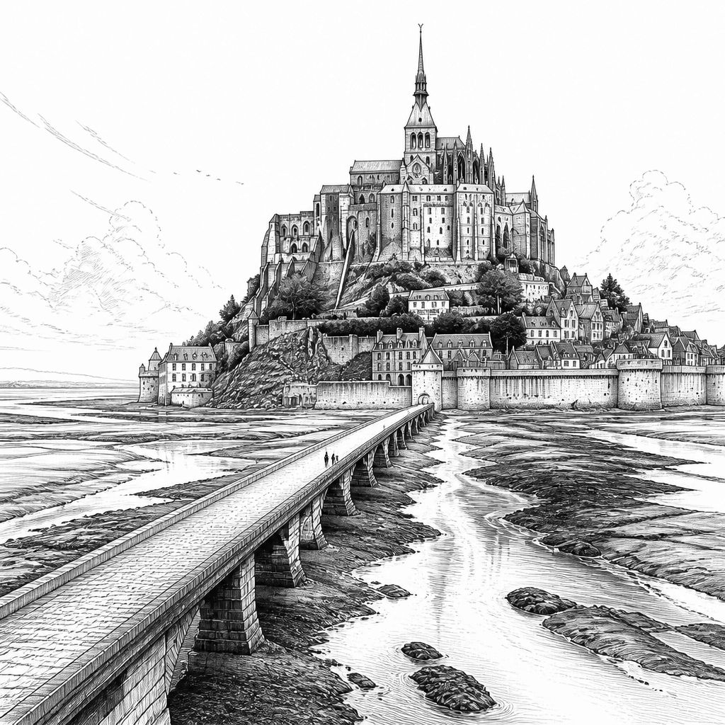 Mont-Saint-Michel: Klosterberg, Gezeiten und UNESCO im Zusammenspiel Mont-Saint-Michel: Klosterberg, Gezeiten und UNESCO im Zusammenspiel