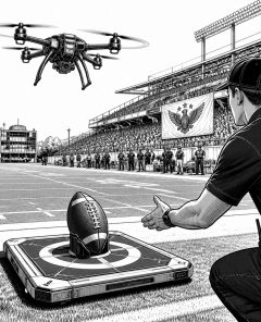 ai-mtsu-salute-veterans-drone-gameball
