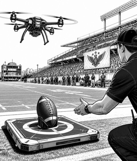 ai-mtsu-salute-veterans-drone-gameball