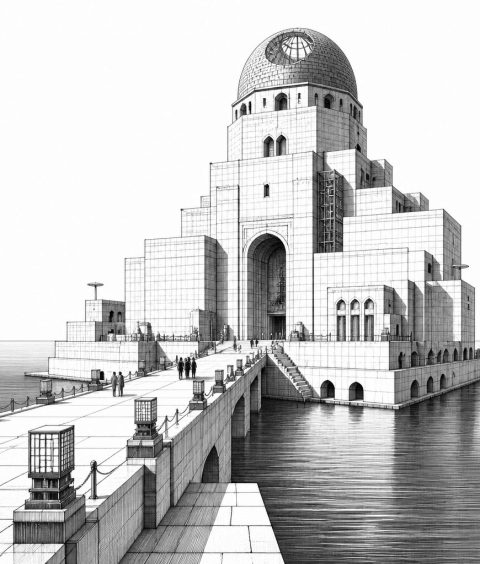 ai-museum-islamische-kunst-doha-insel-architektur