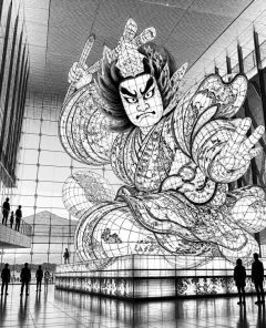 ai-nebuta-aomori-stahlrippen-licht