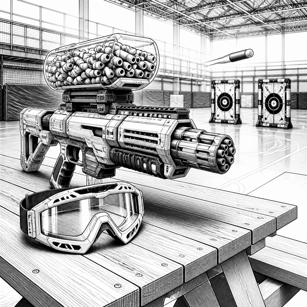 Nerf Hyper Siege-50: Pump-Action-Blaster mit 50-Runden-Hopper und über 100 FPS Nerf Hyper Siege-50: Pump-Action-Blaster mit 50-Runden-Hopper und über 100 FPS