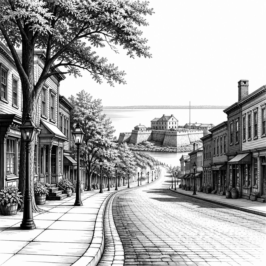 Niagara-on-the-Lake am Ontariosee: geordnetes Erbe zwischen Loyalisten und Wiederaufbau Niagara-on-the-Lake am Ontariosee: geordnetes Erbe zwischen Loyalisten und Wiederaufbau