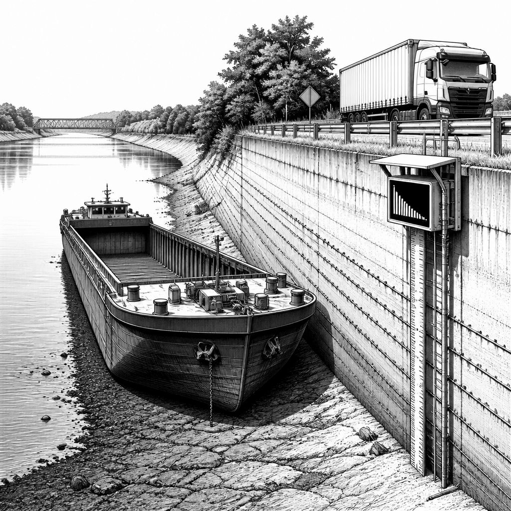 NRW verlängert Sonntagsfahrverbot-Ausnahmen für Lkw bis 31. Oktober wegen Niedrigwasser NRW verlängert Sonntagsfahrverbot-Ausnahmen für Lkw bis 31. Oktober wegen Niedrigwasser